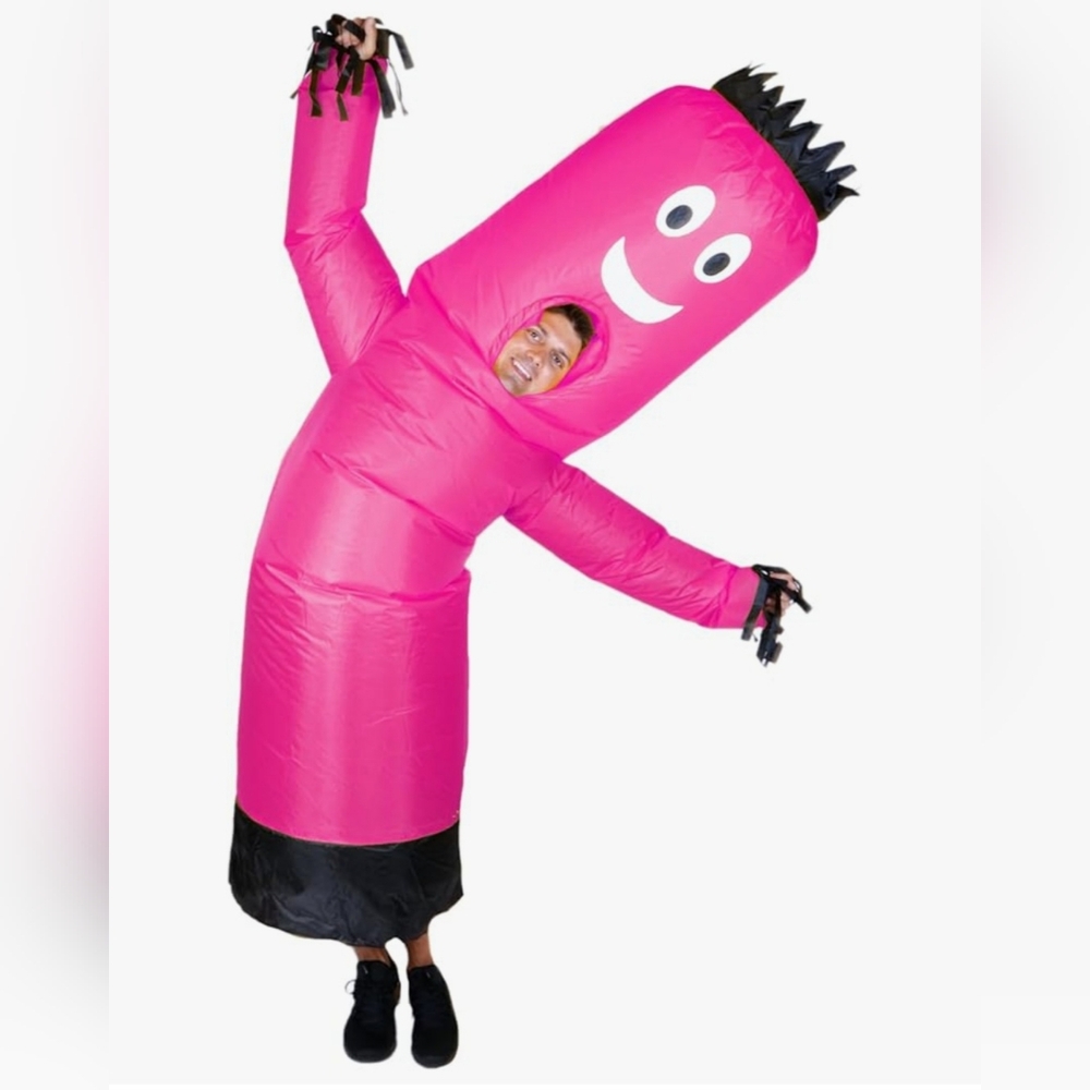 Lookourway Inflatable Tube Man Costume Wacky Tube Guy Adult Halllween Costume
